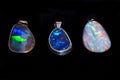 Queensland boulder opal made into stunning jewelry