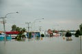 Queensland Floods: Road under water