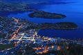 Queenstown cityscape at dusk