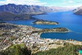 Queenstown cityscape from top