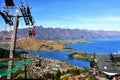 New Zealand, Queenstown, Wakatipu Lake, Mountains Royalty Free Stock Photo