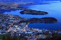 Queenstown downtown at dusk