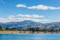 Queenstown downtown with the remarkable range, South island, New Zealand