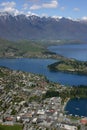 Queenstown, lake and mountains