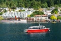 Lakefront of Queenstown City, New Zealand Royalty Free Stock Photo