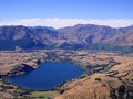 Queenstown and Remarkables range Royalty Free Stock Photo