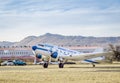 QUEENSTOWN, SOUTH AFRICA - 17 June 2017: Vintage Douglas DC 3 Da