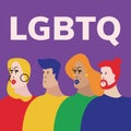 The Community LGBTQ vector illustration