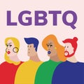 The Community LGBTQ vector illustration