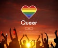 LGBT Lesbian Gay Bisexual Transgender Concept Royalty Free Stock Photo