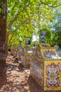 Queluz palace gardens. Royalty Free Stock Photo