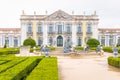 Queluz palace Main Entrance and Fountain Close-Up Royalty Free Stock Photo