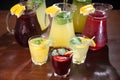 Quenching thirst and refreshing drinks. Cold lemonades. Lemonade. Morse. Compote.