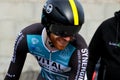 Quentin Pacher smiling at the start of the Paris-Nice CLM!