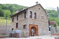 Queralbs station, Vall de Nuria rack railway in Barcelona Spain Royalty Free Stock Photo