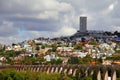 Aqueduct of the queretaro city, mexico. I Royalty Free Stock Photo