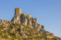 Queribus Castle, Cucugnan, France Royalty Free Stock Photo