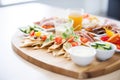 quesadilla appetizer platter for party setting Royalty Free Stock Photo