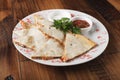 Quesadilla with chicken Royalty Free Stock Photo