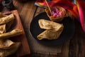 Quesadillas Fritas en Cuaresma Royalty Free Stock Photo