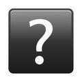 Question mark icon button Royalty Free Stock Photo