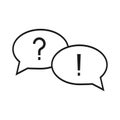 Question and answer icon