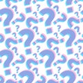 seamless question pattern and background vector illustration