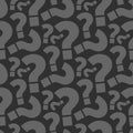 seamless question pattern and background vector illustration