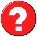 Question Button Royalty Free Stock Photo