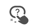 Question button icon. Ask help sign. Vector Royalty Free Stock Photo