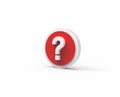 Question fault mark icon Royalty Free Stock Photo