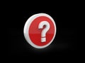 Question fault mark icon