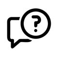 Question icon Royalty Free Stock Photo
