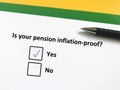 Question about inflation Royalty Free Stock Photo