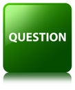 Question green square button