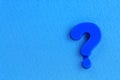 Question mark. Background with selective focus and copy space Royalty Free Stock Photo