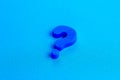 Question mark. Background with selective focus and copy space Royalty Free Stock Photo