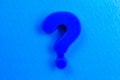 Question mark. Background with selective focus and copy space Royalty Free Stock Photo