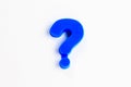 Question mark. Background with selective focus and copy space Royalty Free Stock Photo