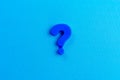 Question mark. Background with selective focus and copy space Royalty Free Stock Photo