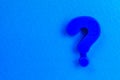 Question mark. Background with selective focus and copy space Royalty Free Stock Photo