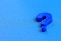 Question mark. Background with selective focus and copy space Royalty Free Stock Photo