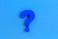 Question mark. Background with selective focus and copy space Royalty Free Stock Photo