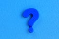 Question mark. Background with selective focus and copy space Royalty Free Stock Photo