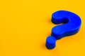 Question mark. Background with selective focus and copy space Royalty Free Stock Photo