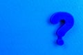 Question mark. Background with selective focus and copy space Royalty Free Stock Photo