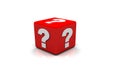 Question mark box Royalty Free Stock Photo