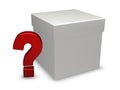 Question mark box (Surprise) Royalty Free Stock Photo