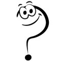 Question Mark Cartoon Face