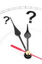 Question mark clock